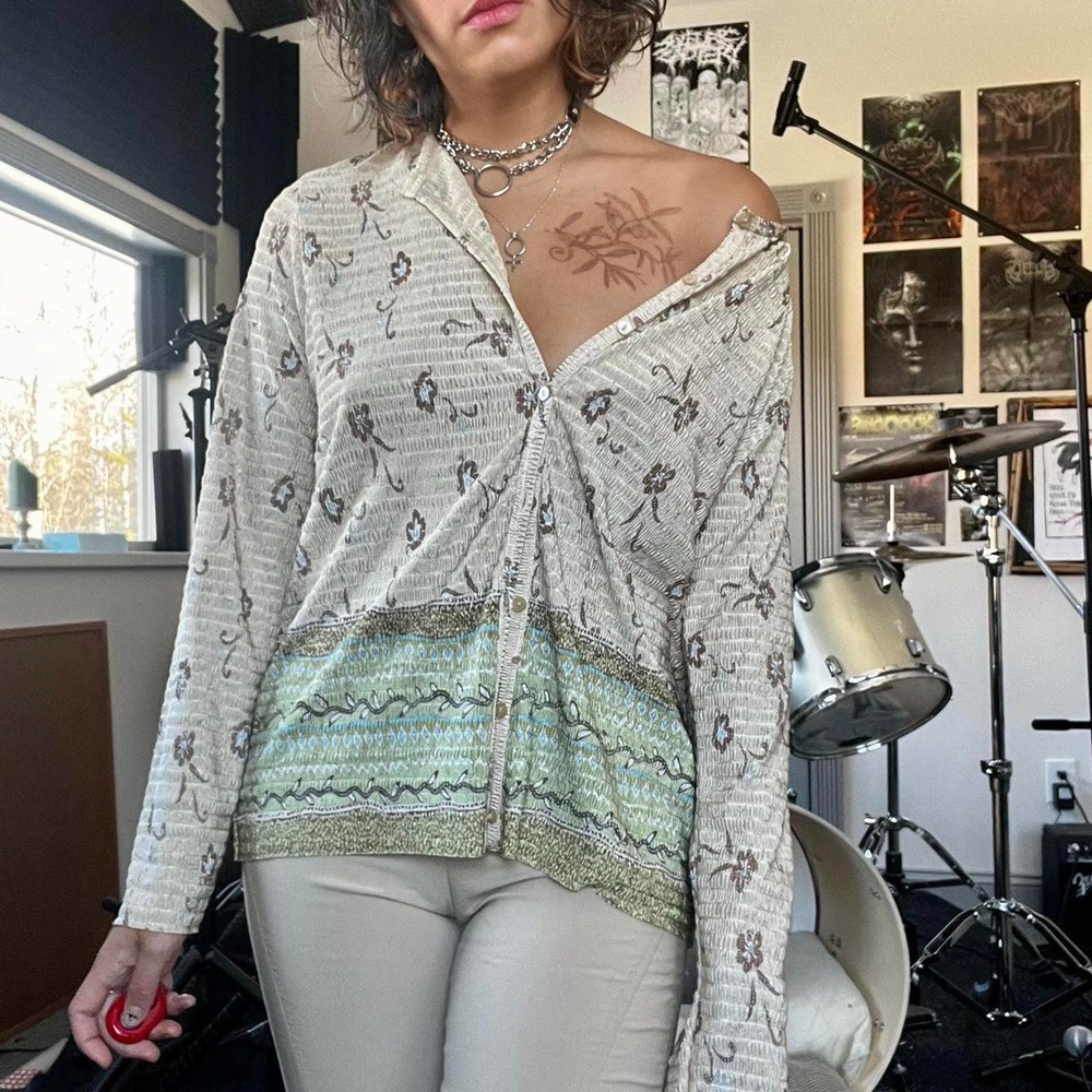 Granola girl cardigan